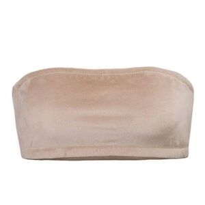 SKIMS VELOUR BANDEAU M / HONEY / NWT